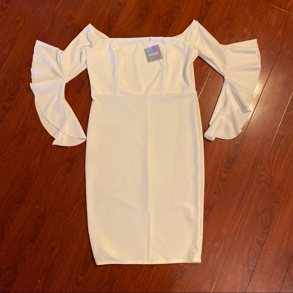 NWT White Dress Size 16